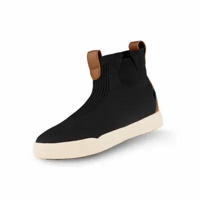 Vessi Footwear Women's Weekend Chelsea In Asphalt Black On Off-white