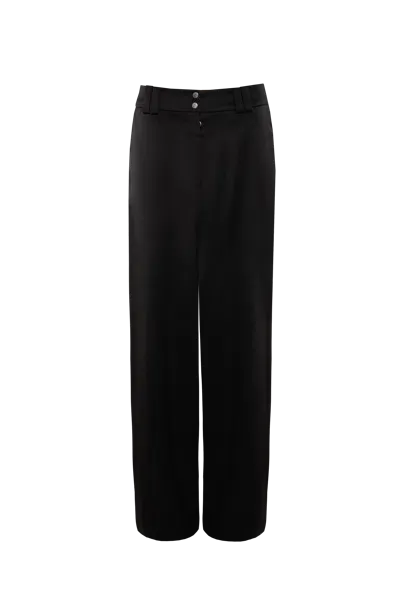 Vestiaire D'un Oiseau Libre Low Waist Trousers In Black