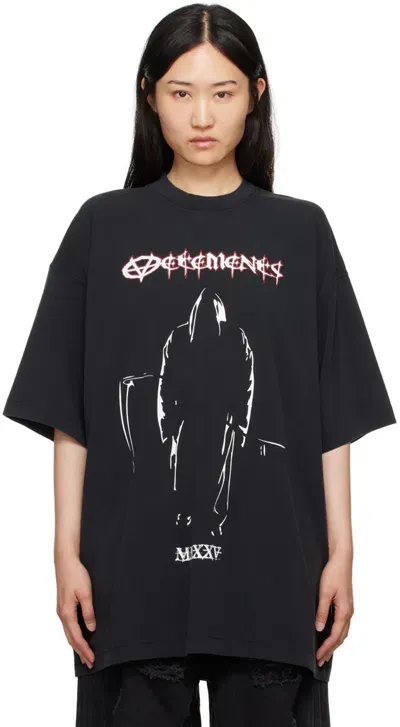 Vetements Black Reaper T-shirt