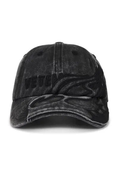 Vetements Blackout Flame Logo Cap