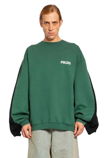 Vetements Man Multicolor Sweatshirts