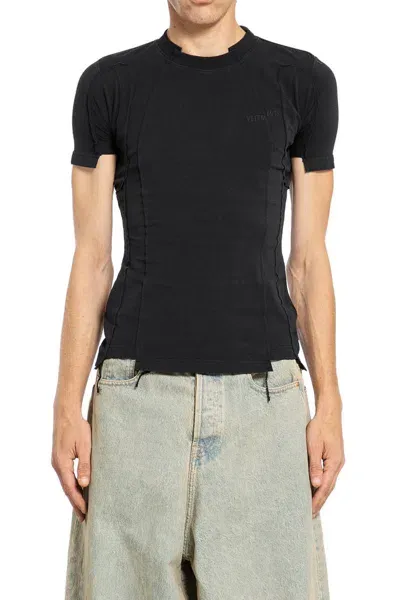 Vetements Short Sleeves In Black