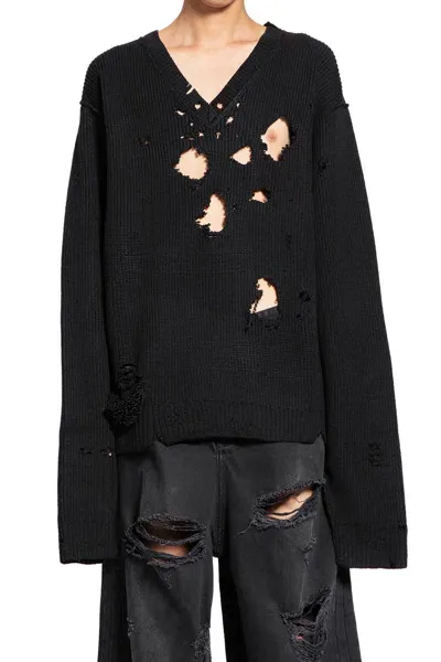 Vetements Sweaters In Black