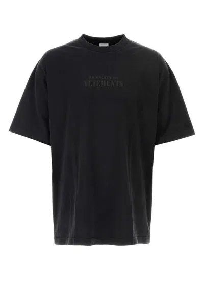 Vetements T-shirt In Black