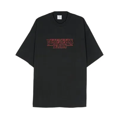 Vetements T-shirts In Black