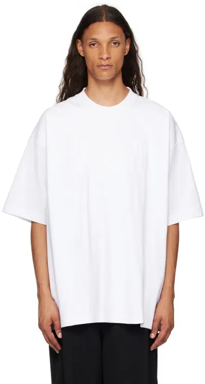 Vetements White Illusion Logo T-shirt