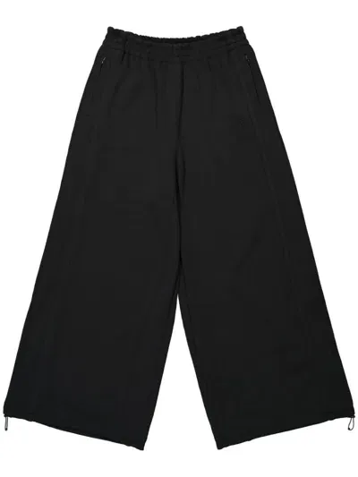 Vetements Wide-leg Track Pants In Black