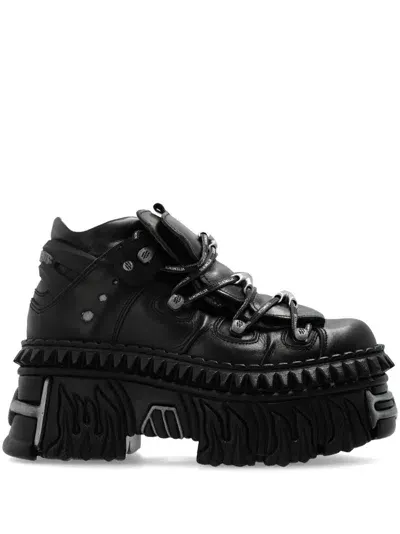 Vetements X New Rock Sneakers In Black