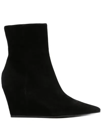 Vic Matie 90mm Cocoon Minimal Boots In Black