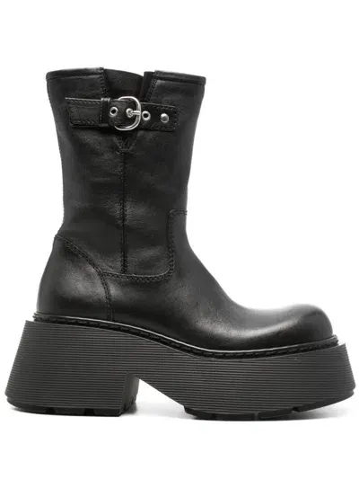 Vic Matie Boots In Black