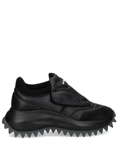 Vic Matie Padded Sneakers In Black