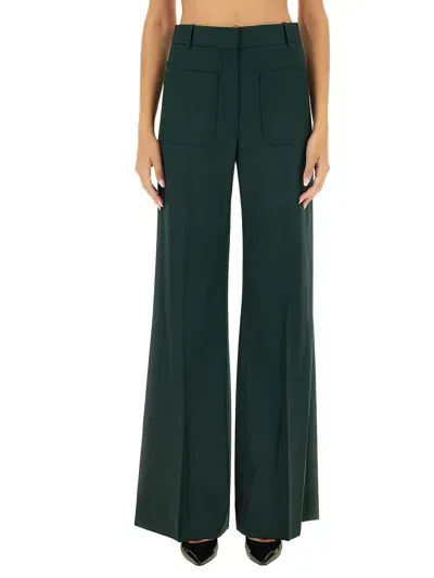 Victoria Beckham Alina Pants In Green