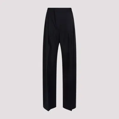 Victoria Beckham Wide Leg Trousers In Blue