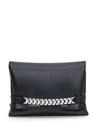 Victoria Beckham Chain Pouch In Black