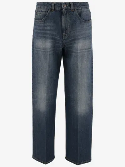 Victoria Beckham Cotton Blend Denim Jeans