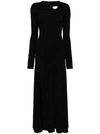 Victoria Beckham Cut-out Detailed Dress In Black