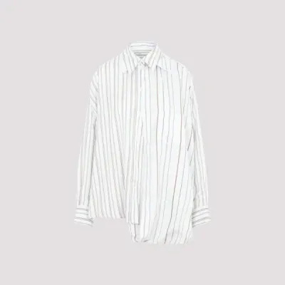 Victoria Beckham Double Layer Blouse In White