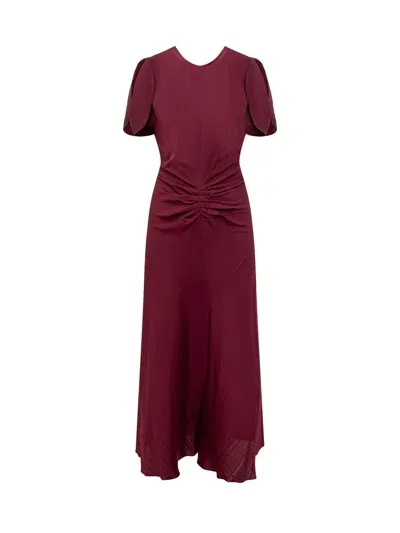 Victoria Beckham Dress In Port