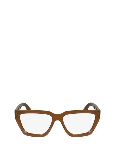 Victoria Beckham Eyeglasses In Brown