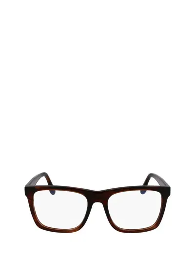 Victoria Beckham Eyeglasses In Brown Horn