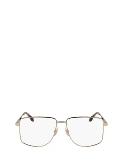 Victoria Beckham Eyeglasses In Gold