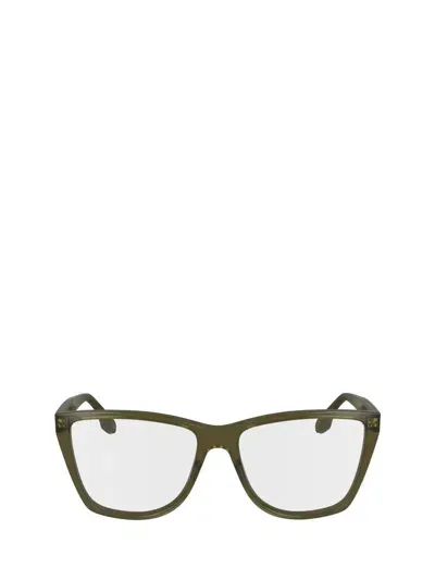 Victoria Beckham Eyeglasses In Green