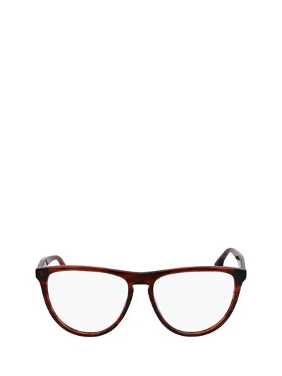 Victoria Beckham Eyeglasses In Striped Red