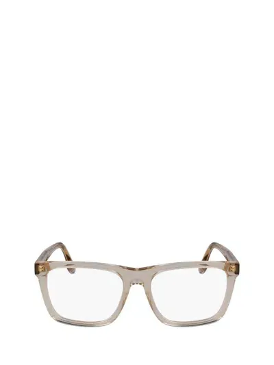 Victoria Beckham Eyeglasses In Transparent Beige