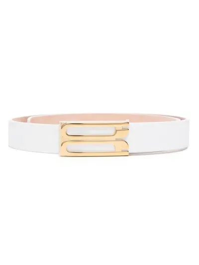 Victoria Beckham Frame Belt In 白色