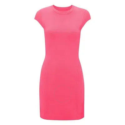 Victoria Beckham Vb Body Knitted Minidress In Pink