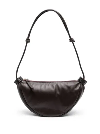 Victoria Beckham Logo-debossed Shoulder Bag In Purple