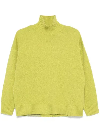 Victoria Beckham Open-back Sweater In Green