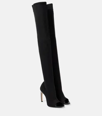 Victoria Beckham Over-the-knee Sock Boots In Black