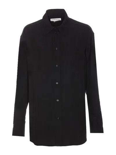 Victoria Beckham Pyjama Shirt In Negro