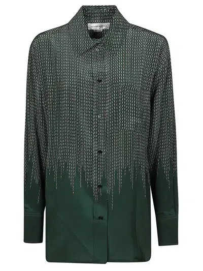 Victoria Beckham Shirt In Green