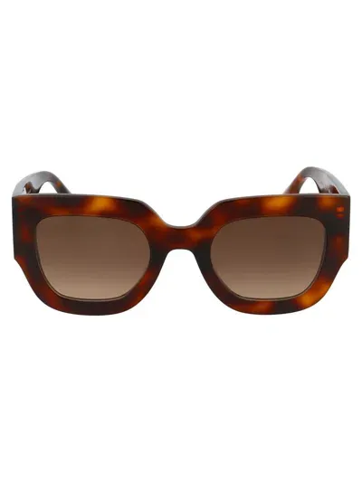 Victoria Beckham Sunglasses In 215 Tortoise