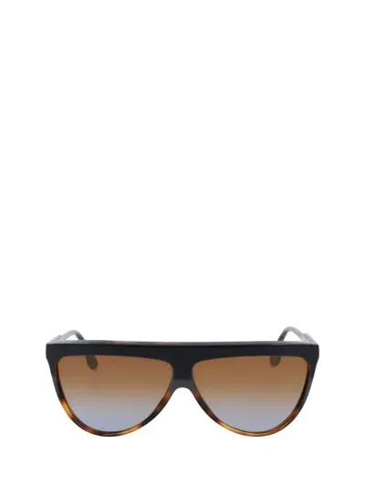 Victoria Beckham Sunglasses In Black / Tortoise