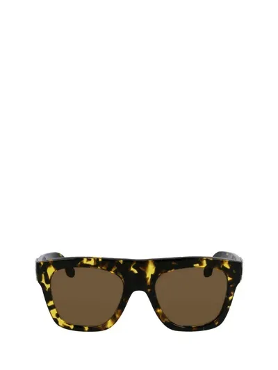 Victoria Beckham Sunglasses In Black Yellow Havana