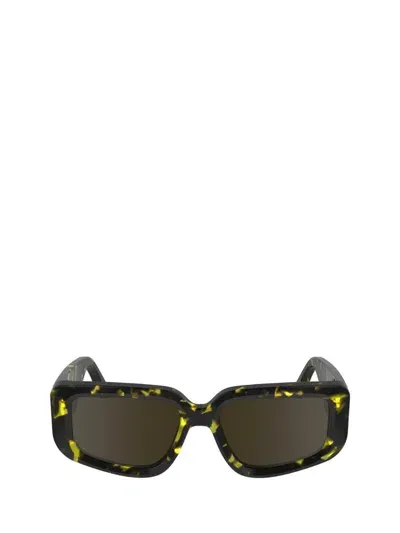 Victoria Beckham Sunglasses In Black Yellow Havana