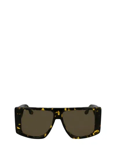 Victoria Beckham Sunglasses In Black Yellow Havana