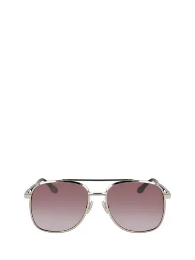 Victoria Beckham Women's 58mm V Detail Navigator Sunglasses In Gold Brown