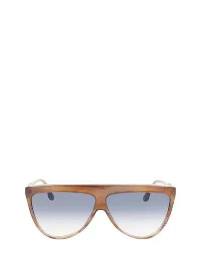 Victoria Beckham Sunglasses In Honey Brown Horn