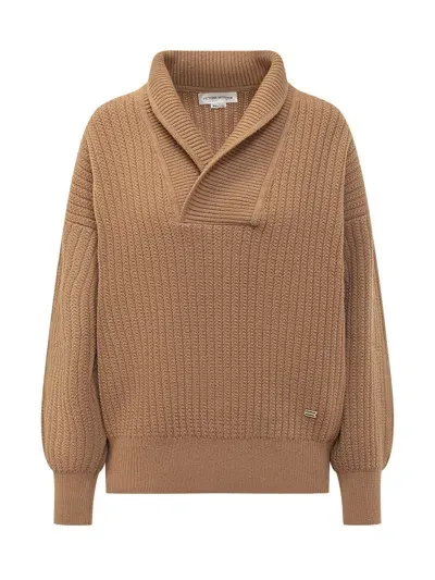 Victoria Beckham Sweater In Brown