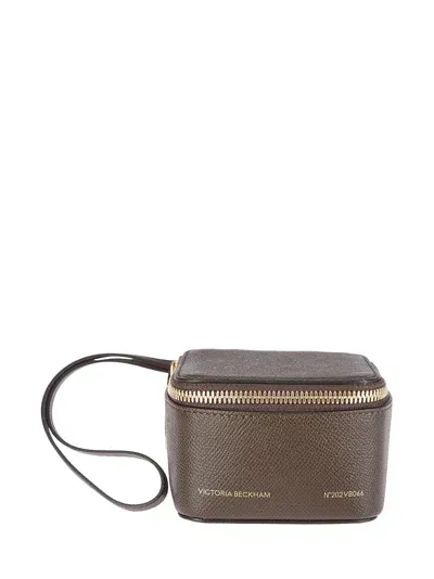 Victoria Beckham Vanity Micro In Khaki