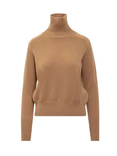 Victoria Beckham Vb Jumper Sweater In Brown