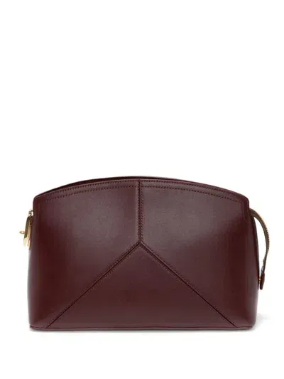 Victoria Beckham Victoria Leather Crossbody Bag In Red