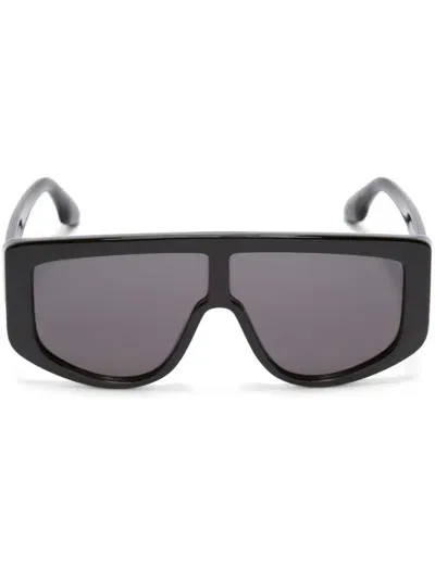 Victoria Beckham Visor Sunglasses In Black