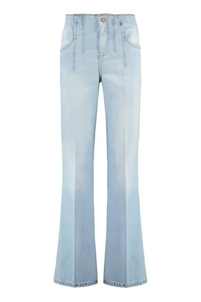 Victoria Beckham High-rise Flared Jeans In Denim