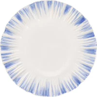 Vietri Bari Small Round Platter In Blue/white