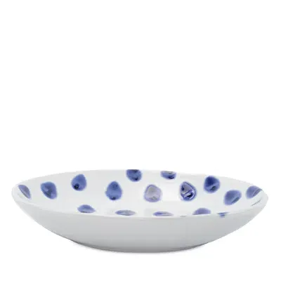 Vietri Santorini Dot Pasta Bowl In Blue